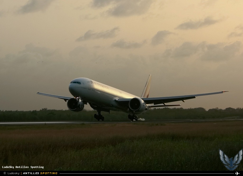 F-GSQN · Boeing 777-300ER, Air France, Pointe-à-Pitre – Maryse Condé