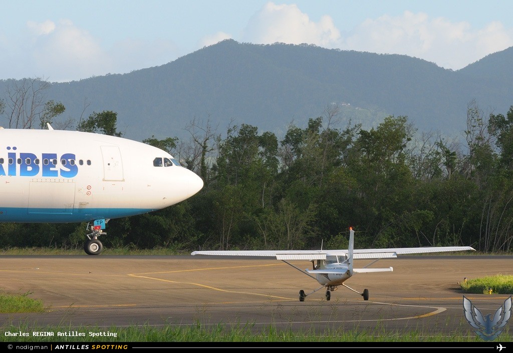 F-BXQN · Cessna 150, Aéroclub Charly Bravo, Martinique – Aimé Césaire