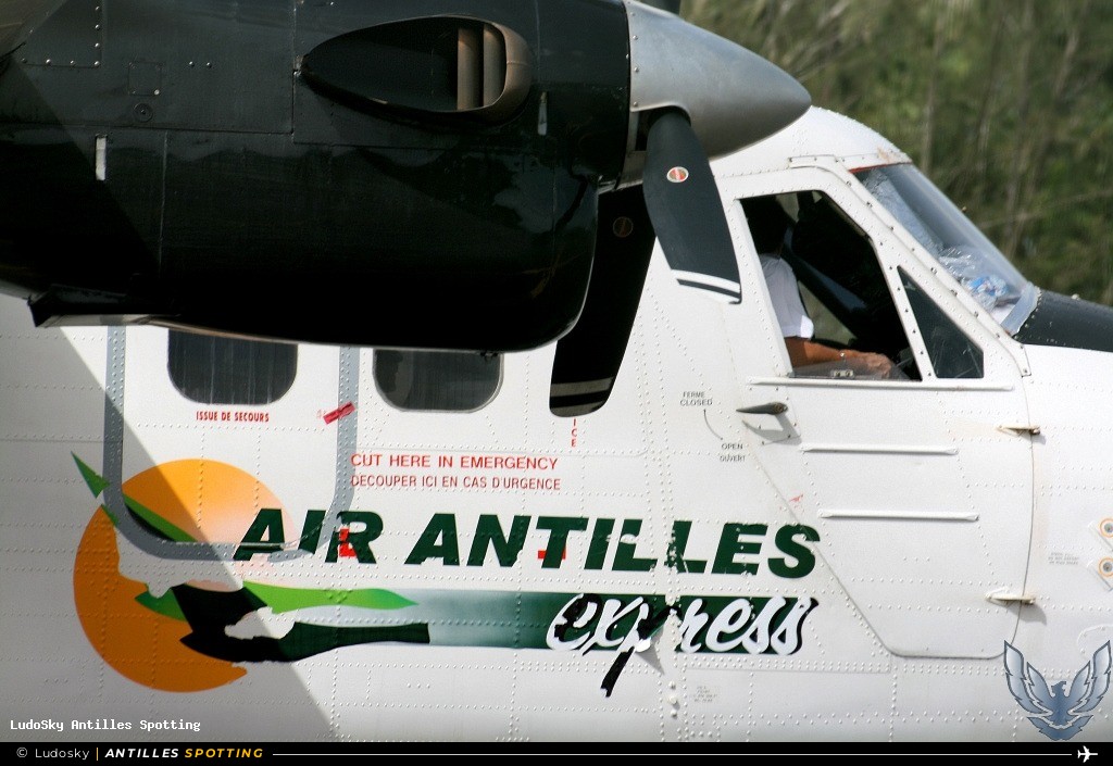 F-OIJY · De Havilland Canada DHC-6 Twin Otter, Air Antilles Express, Pointe-à-Pitre – Maryse Condé