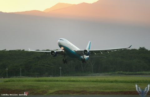 F-OPTP · Airbus A330-200, Pointe-à-Pitre – Maryse Condé