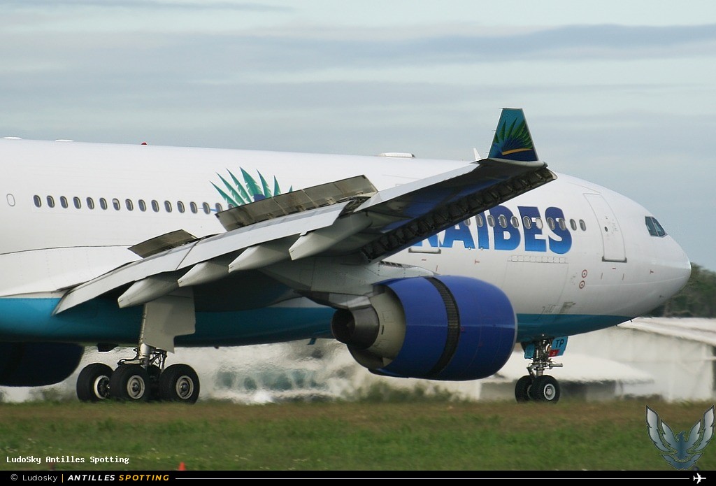 F-OPTP · Airbus A330-200, Air Caraïbes, Pointe-à-Pitre – Maryse Condé