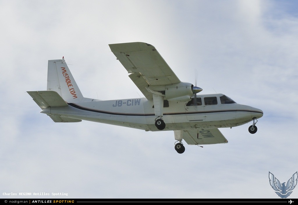 J8-CIW · Britten-Norman BN-2 Islander, Mustique Airways, Martinique – Aimé Césaire