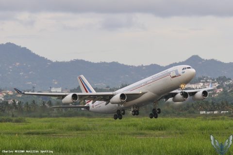 F-RAJA · Airbus A340-200, Martinique – Aimé Césaire