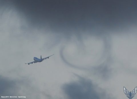 F-HKIS · Boeing 747-400, Martinique – Aimé Césaire