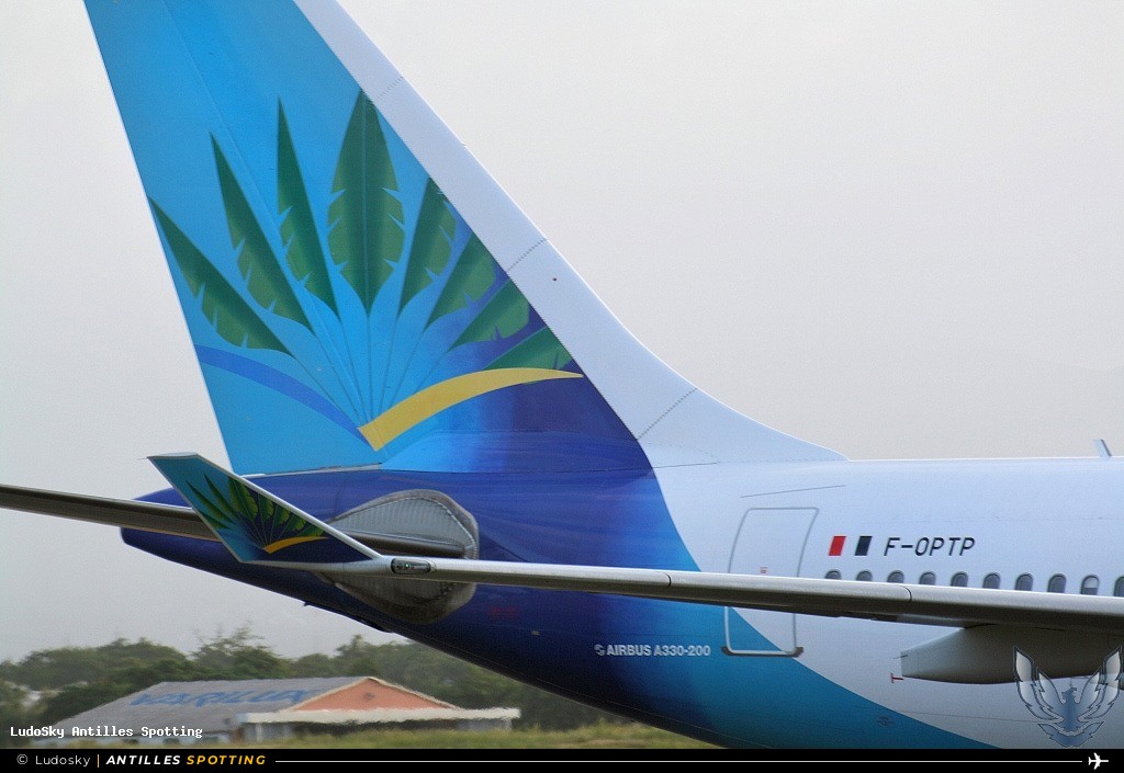 F-OPTP · Airbus A330-200, Air Caraïbes, Pointe-à-Pitre – Maryse Condé