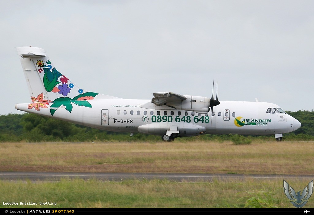 F-GHPS · ATR 42-300, Air Antilles Express, Pointe-à-Pitre – Maryse Condé