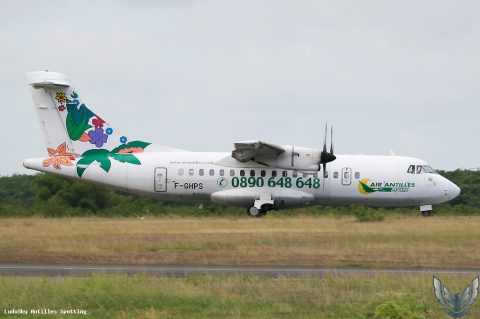 F-GHPS · ATR 42-300, Pointe-à-Pitre – Maryse Condé