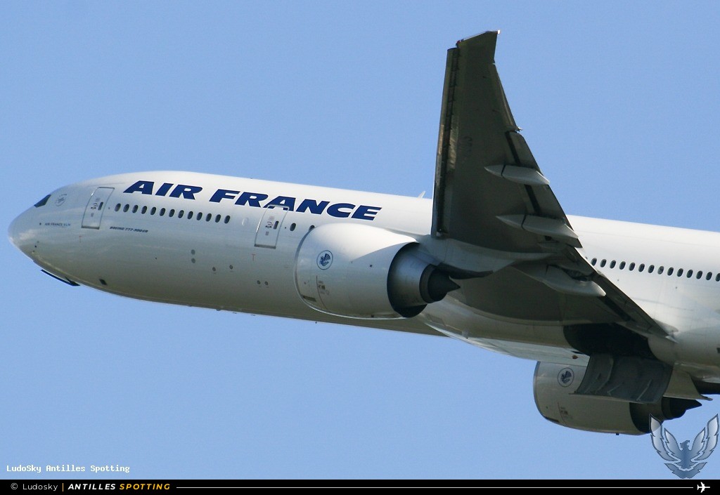 F-GSQS · Boeing 777-300ER, Air France, Pointe-à-Pitre – Maryse Condé