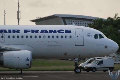F-GKXG · Airbus A320, Pointe-à-Pitre – Maryse Condé