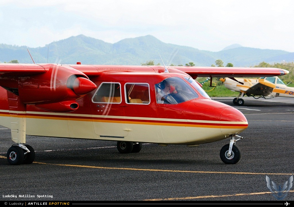 F-OGXA · Britten-Norman BN-2 Islander, Airawak - ATIS, Martinique – Aimé Césaire