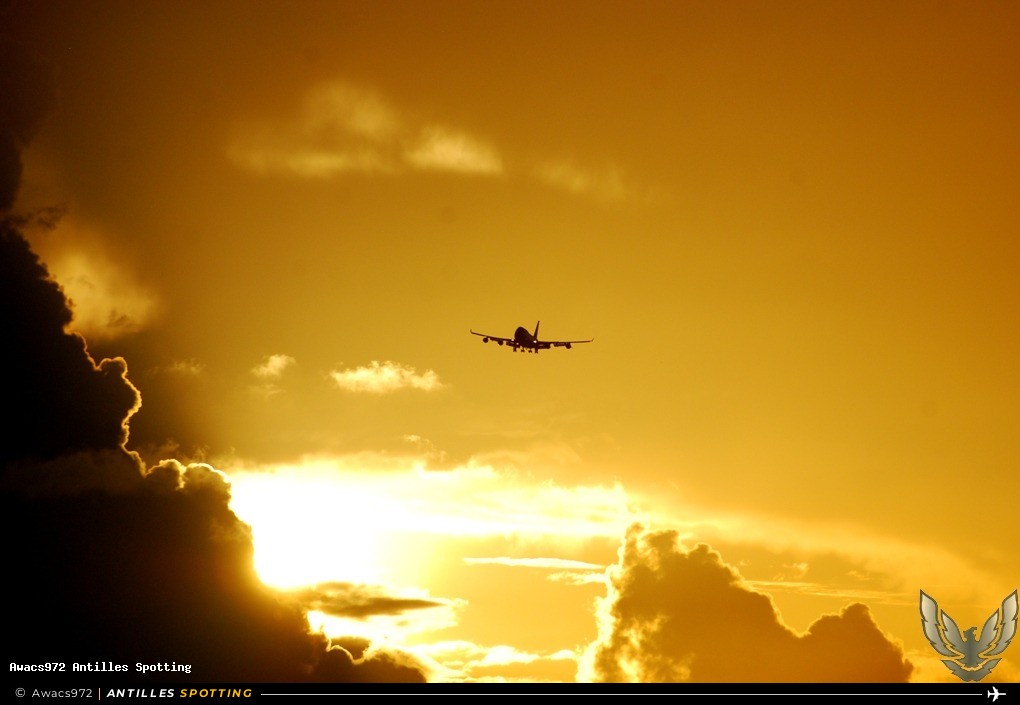 F-HLOV · Boeing 747-400, Corsairfly, Martinique – Aimé Césaire