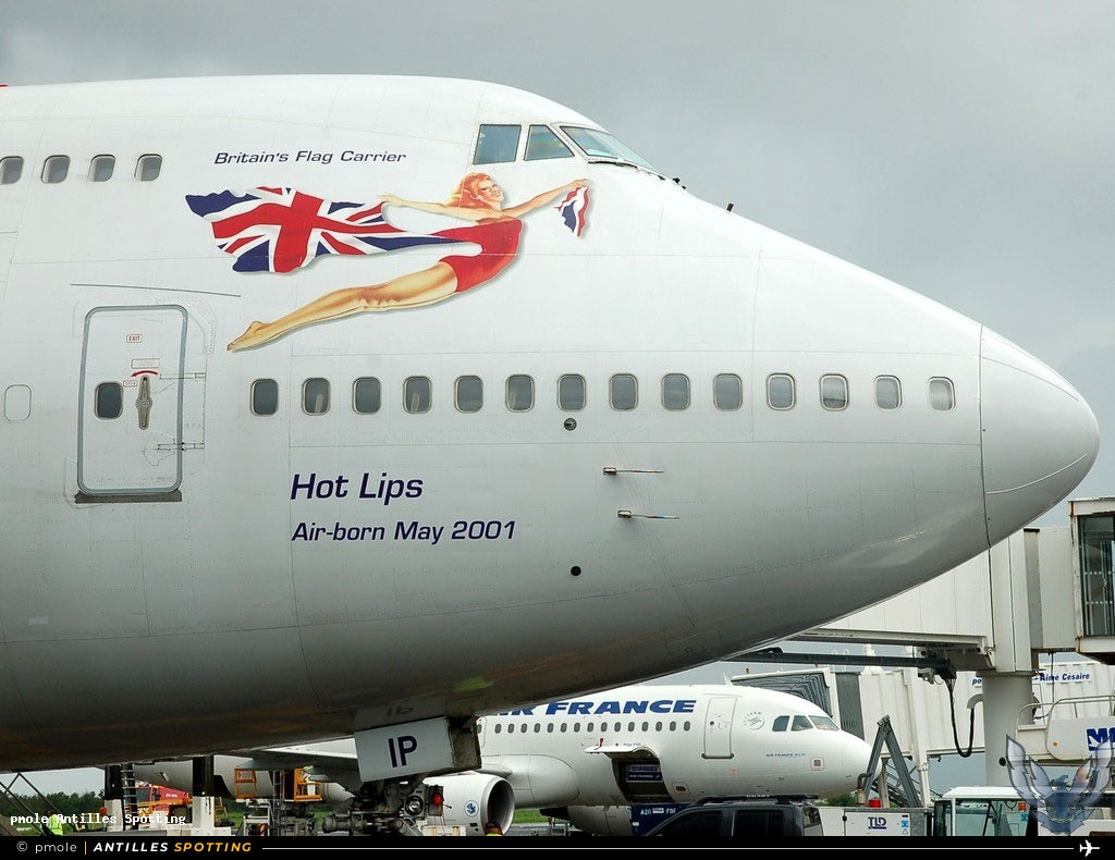 G-VLIP · Boeing 747-400, Virgin Atlantic, Martinique – Aimé Césaire