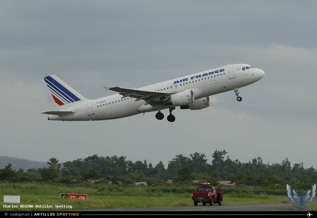 F-GKXG · Airbus A320, Air France, Martinique – Aimé Césaire