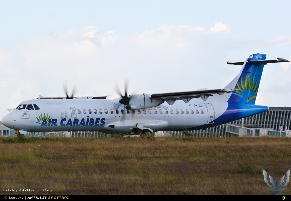 F-OIJH · ATR 72-500, Air Caraïbes, Pointe-à-Pitre – Maryse Condé
