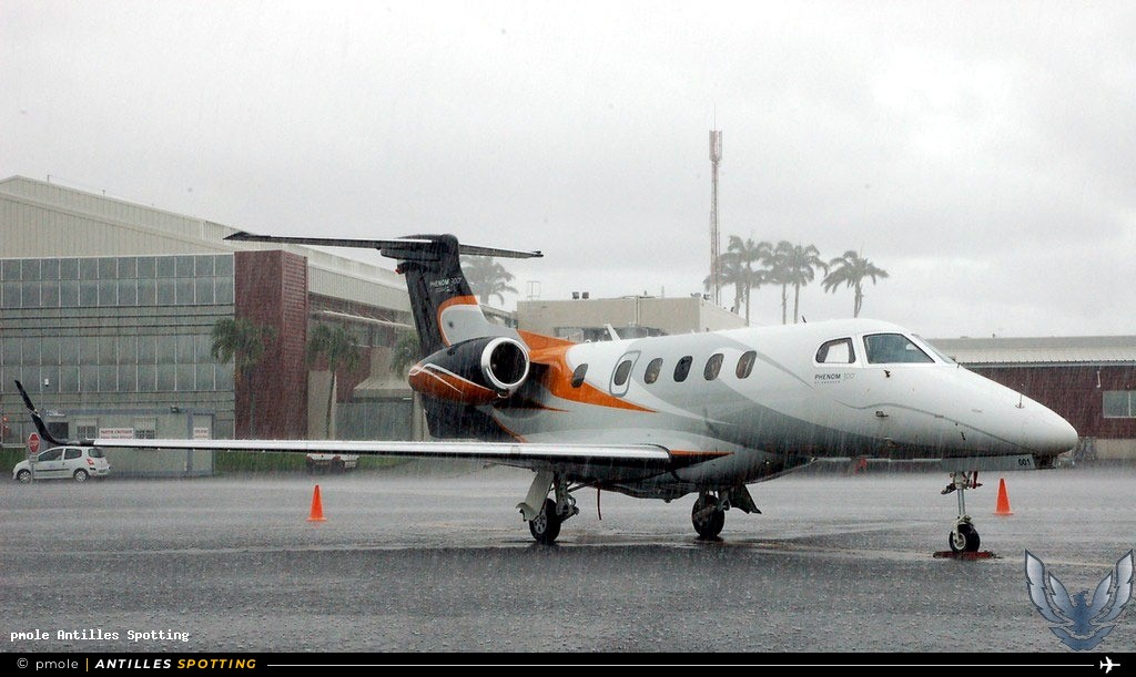 PP-XVJ · Embraer Phenom 300, Embraer Industrie, Martinique – Aimé Césaire