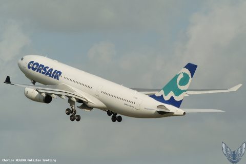 F-HBIL · Airbus A330-200, Martinique – Aimé Césaire
