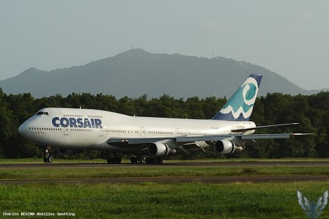F-HJAC · Boeing 747-200, Martinique – Aimé Césaire