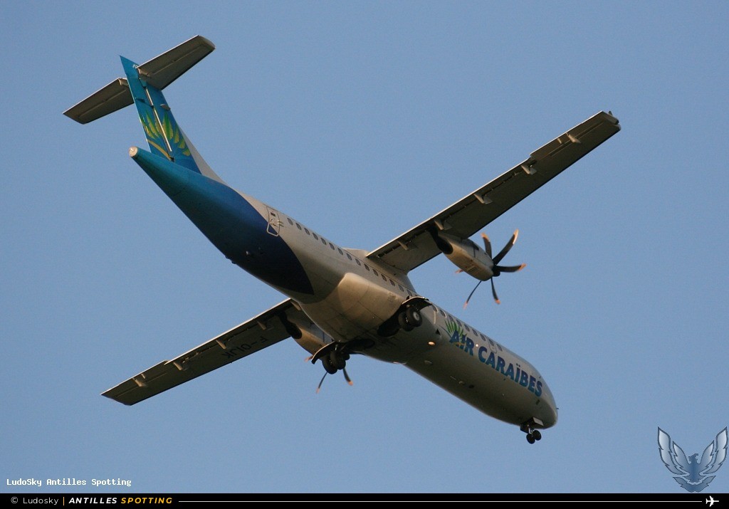 F-OIJK · ATR 72-500, Air Caraïbes, Pointe-à-Pitre – Maryse Condé