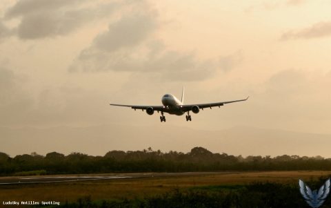 F-OFDF · Airbus A330-200, Pointe-à-Pitre – Maryse Condé