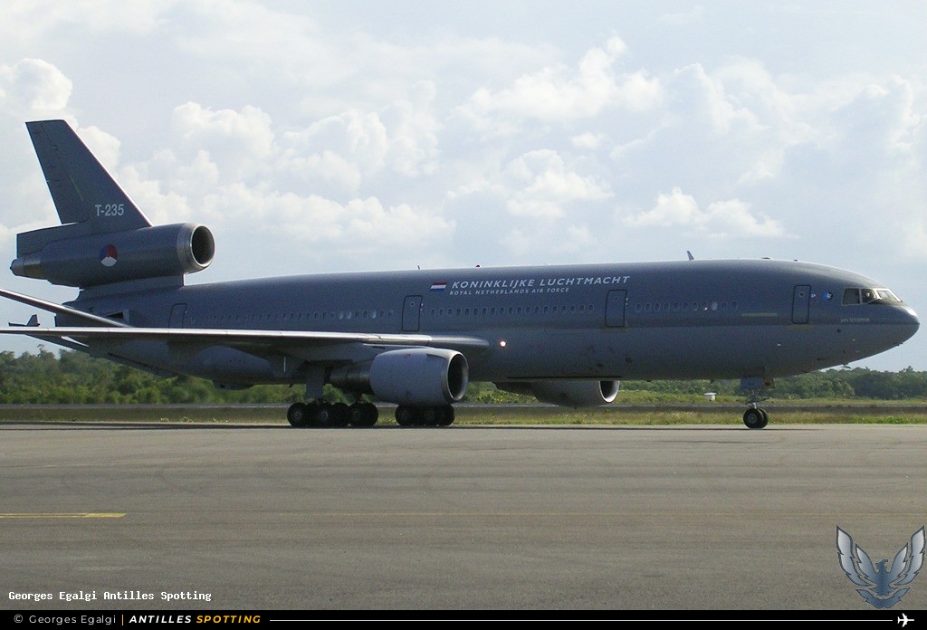 T-235 · McDonnell Douglas DC-10, ARMEE DE L'AIR HOLLANDAISE, Cayenne – Félix Éboué