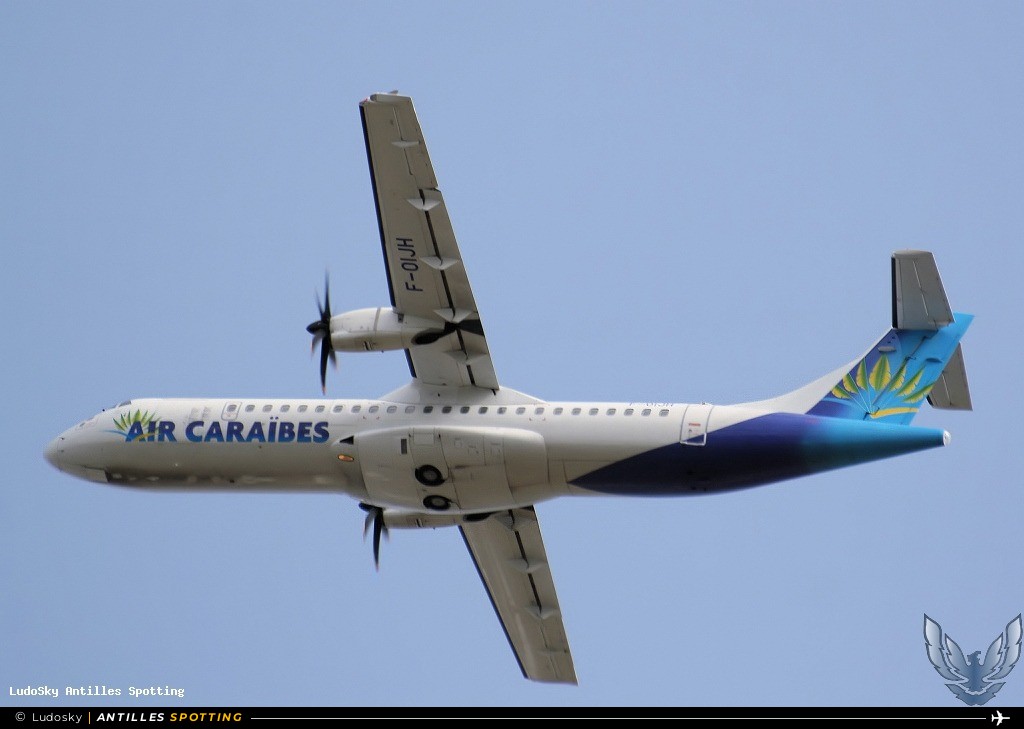 F-OIJH · ATR 72-500, Air Caraïbes, Pointe-à-Pitre – Maryse Condé
