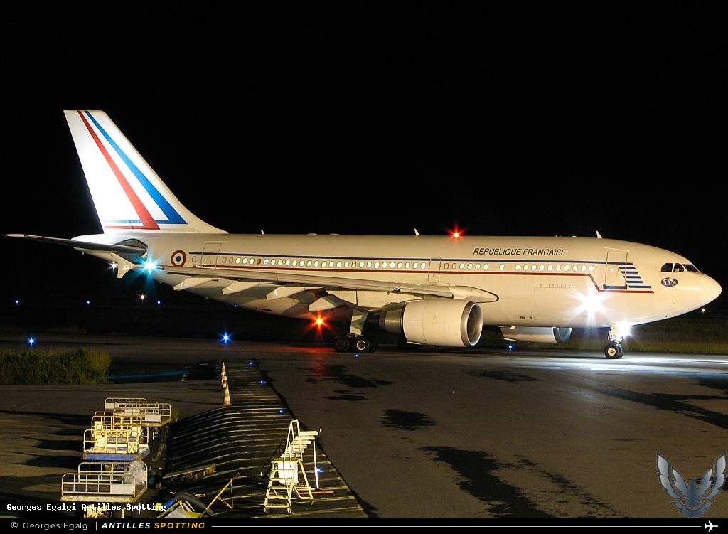F-RADC · Airbus A310, République Française - COTAM, Cayenne – Félix Éboué