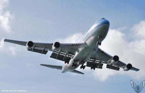 F-GTUI · Boeing 747-400, Martinique – Aimé Césaire