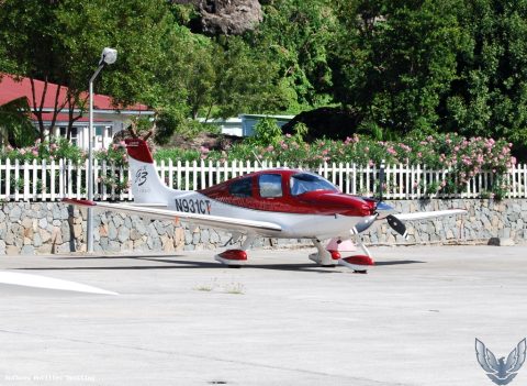 N931CT · Cirrus SR22, Saint-Barthélemy – Rémy de Haenen