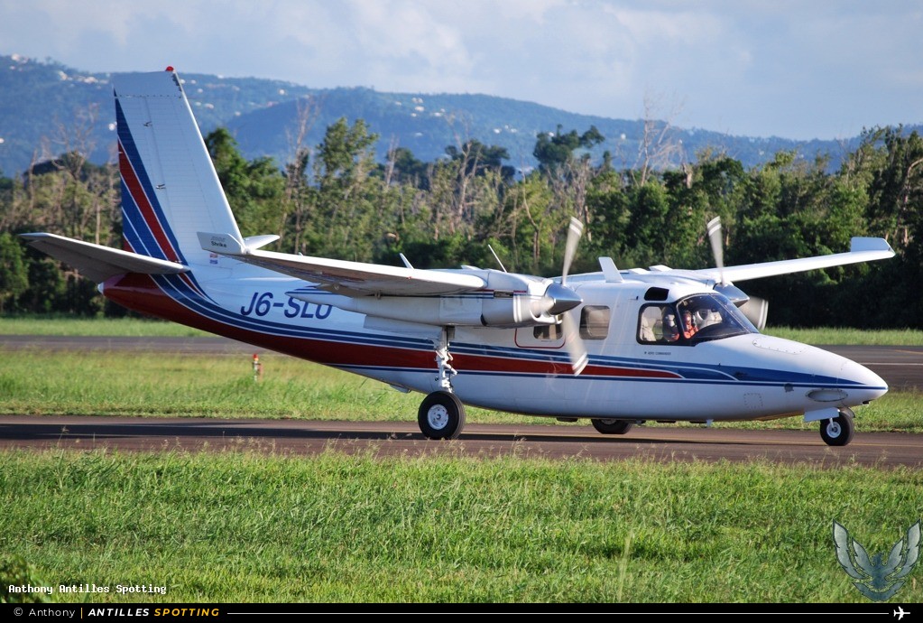 J6-SLU · Aero Commander 500B, —, Martinique – Aimé Césaire