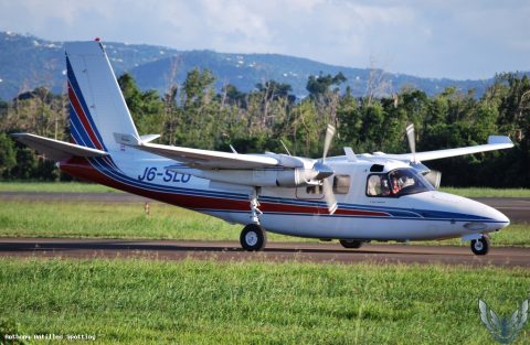 J6-SLU · Aero Commander 500B, Martinique – Aimé Césaire