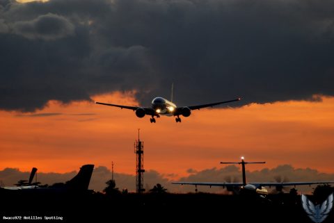 F-GSQR · Boeing 777-300ER, Martinique – Aimé Césaire