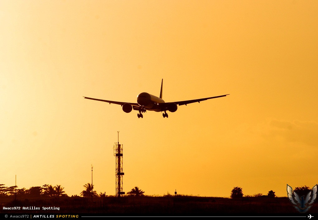 F-GSQP · Boeing 777-300ER, Air France, Martinique – Aimé Césaire