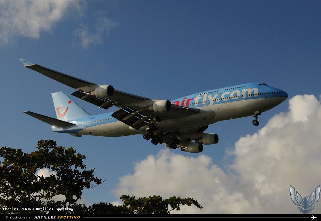 F-HKIS · Boeing 747-400, Corsairfly, Martinique – Aimé Césaire