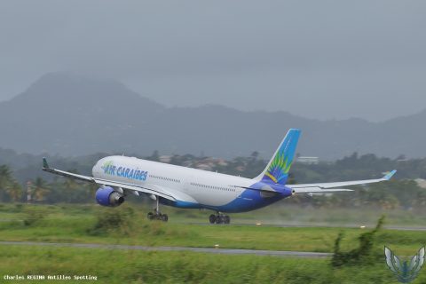 F-OONE · Airbus A330-300, Martinique – Aimé Césaire