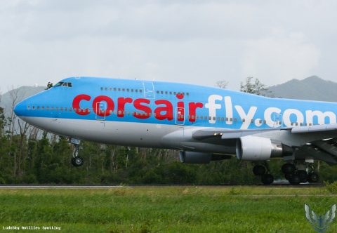 F-HSEX · Boeing 747-400, Martinique – Aimé Césaire