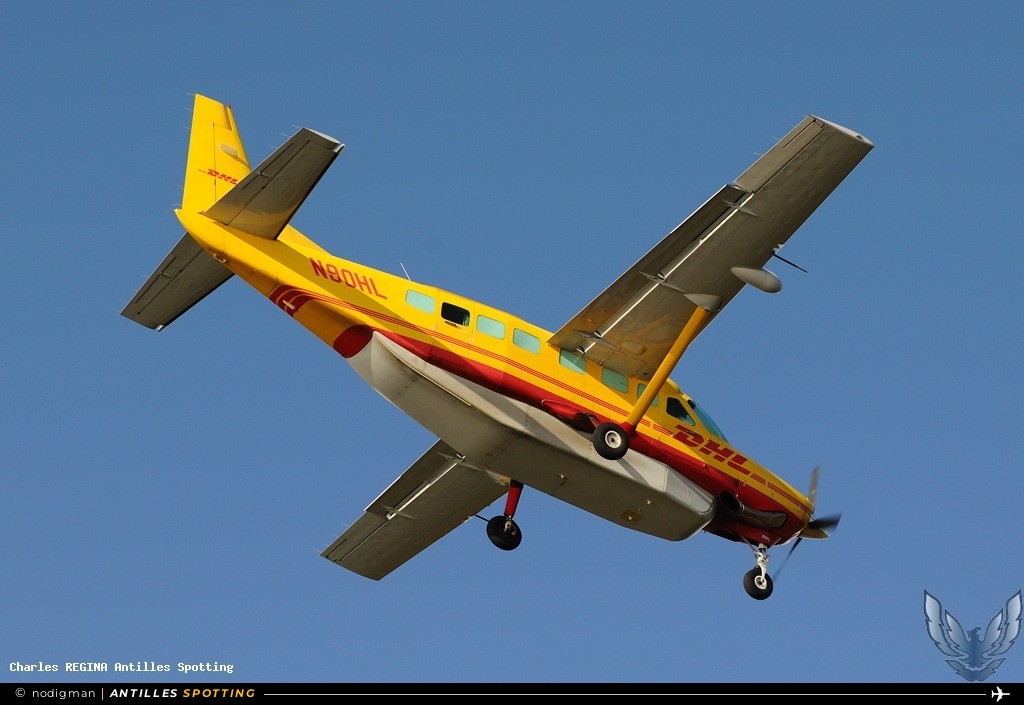 N90HL · Cessna 208 Caravan, DHL Cargo, Martinique – Aimé Césaire
