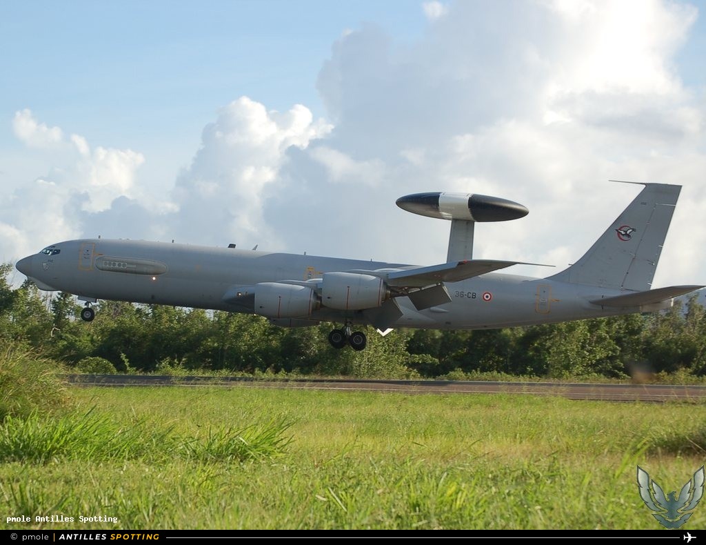 F-UJCB · Boeing E-3 Sentry, Armée de l'Air, Martinique – Aimé Césaire