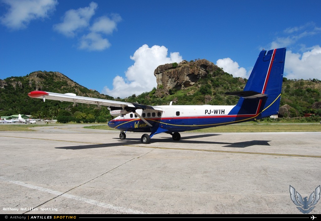 PJ-WIH · De Havilland Canada DHC-6 Twin Otter, Winair, Saint-Barthélemy – Rémy de Haenen