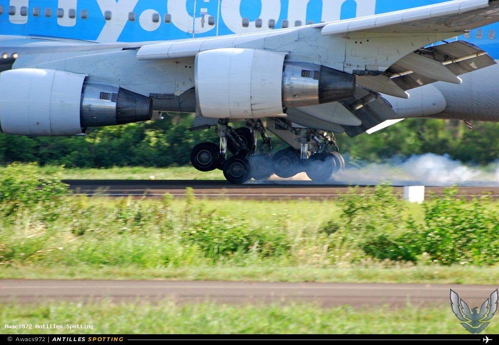 F-HSUN · Boeing 747-400, Corsairfly, Martinique – Aimé Césaire