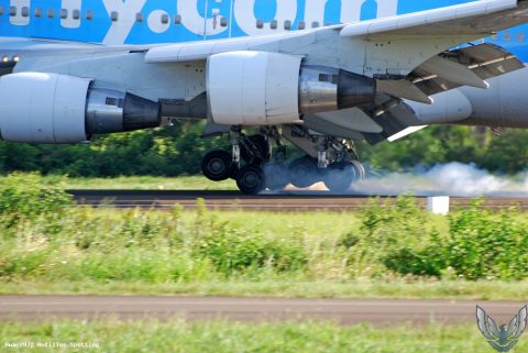 F-HSUN · Boeing 747-400, Martinique – Aimé Césaire