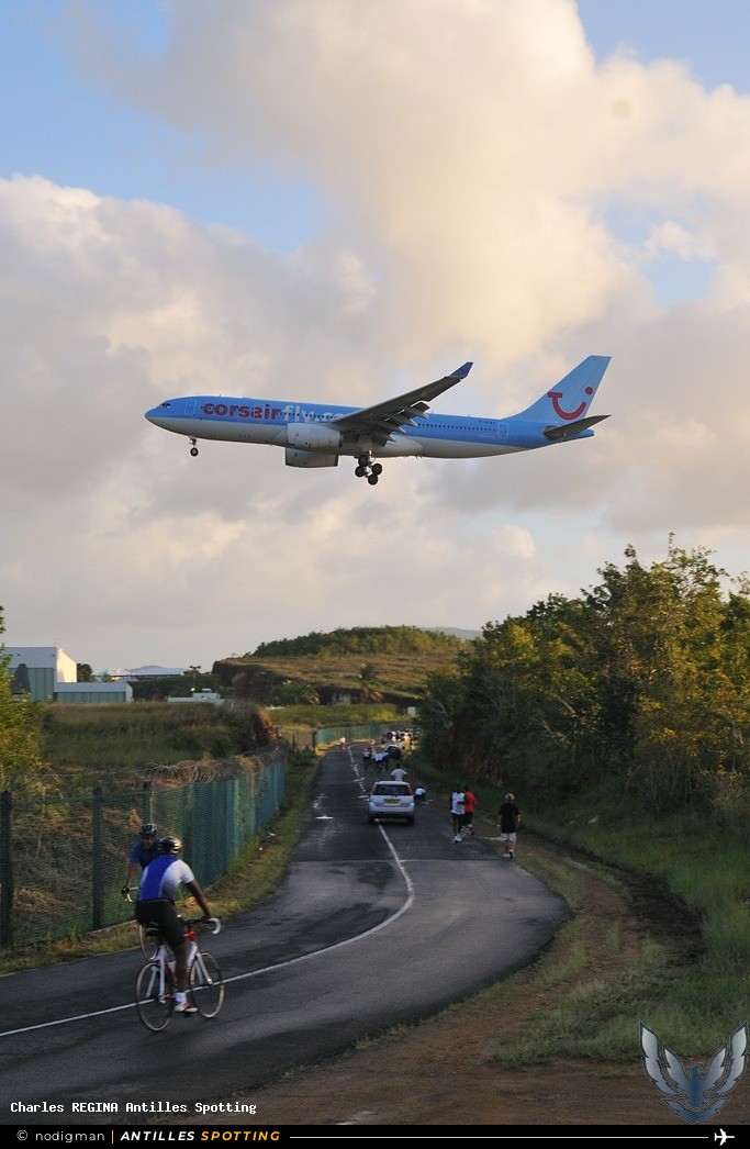 F-HCAT · Airbus A330-200, Corsairfly, Martinique – Aimé Césaire