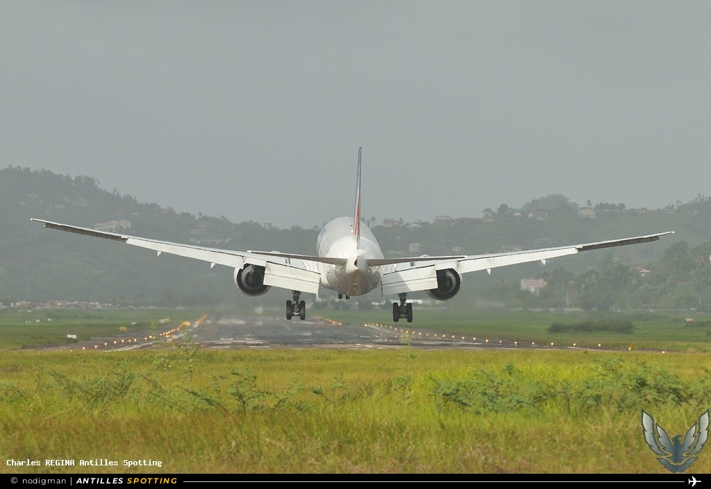 F-GSQR · Boeing 777-300ER, Air France, Martinique – Aimé Césaire