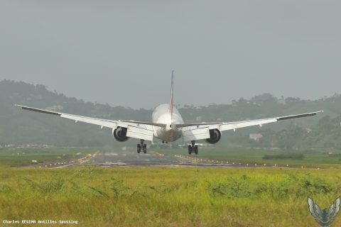F-GSQR · Boeing 777-300ER, Martinique – Aimé Césaire