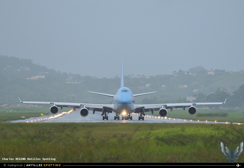 F-HSUN · Boeing 747-400, Corsairfly, Martinique – Aimé Césaire