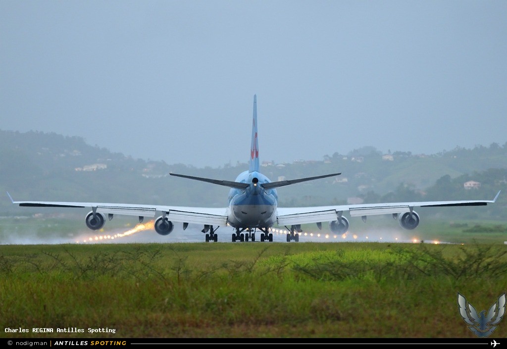 F-HSUN · Boeing 747-400, Corsairfly, Martinique – Aimé Césaire