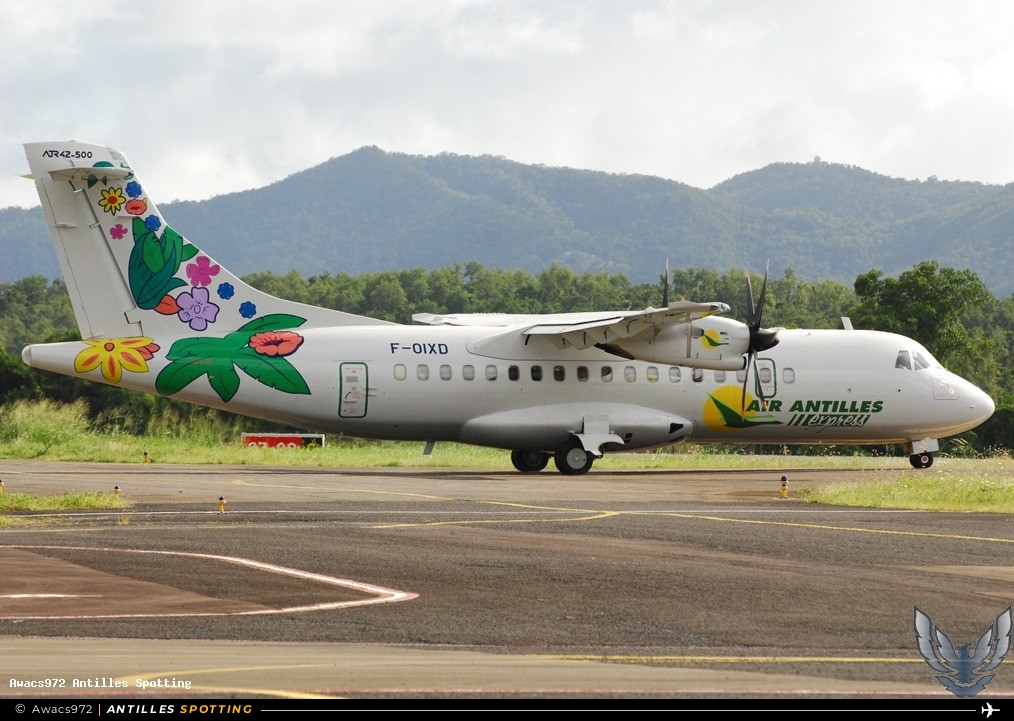 F-OIXD · ATR 42-500, Air Antilles Express, Martinique – Aimé Césaire