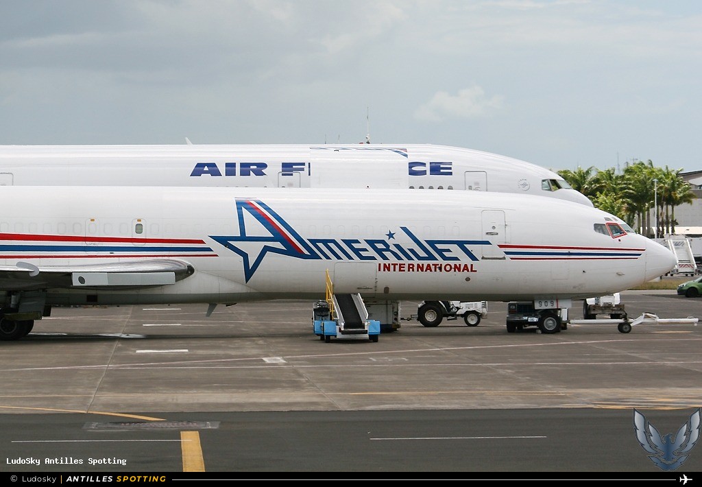 N909PG · Boeing 727-200, Amerijet International, Pointe-à-Pitre – Maryse Condé