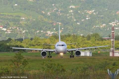 F-GKXG · Airbus A320, Martinique – Aimé Césaire