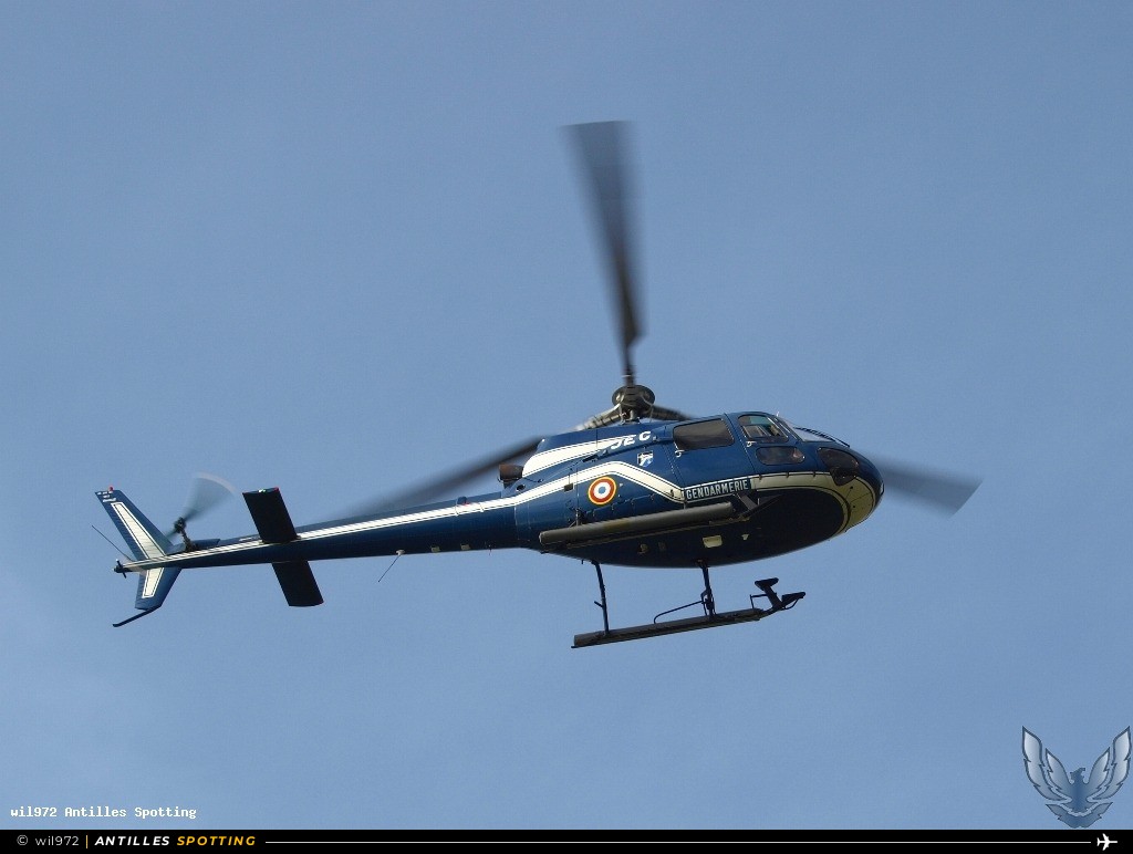 F-MCSA · Airbus Helicopters H125 / AS350 Écureuil, Gendarmerie nationale, Martinique – Aimé Césaire