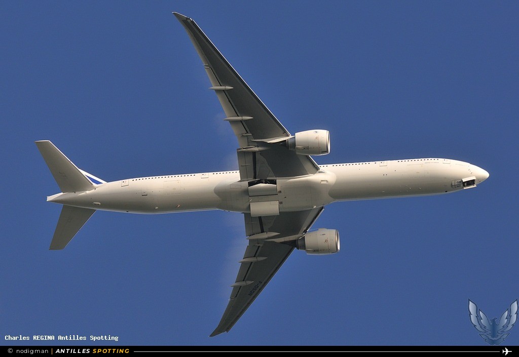 F-GSQN · Boeing 777-300ER, Air France, Martinique – Aimé Césaire